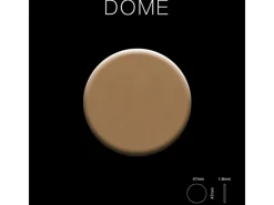 ALLOY Mosaik Fliese Massiv Metall Titan Hochglänzend Kupfer 1,6mm Stark Dome-ti-am 1 Paket mit 10 Matten 0,73 m2 Kupfer