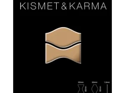 ALLOY Mosaik Fliese Massiv Metall Titan Hochglanz Kupfer 1,6mm Kismet & Karma-ti-am 1 Paket mit 10 Matten 0,86 m2 Kupfer