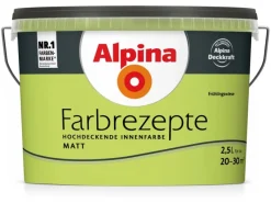 Alpina Innenfarben^Farbrezepte matt 2,5 Liter