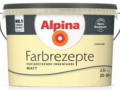 Alpina Innenfarben^Farbrezepte matt 2,5 Liter