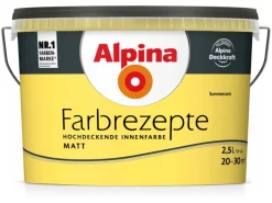 Alpina Innenfarben^Farbrezepte matt 2,5 Liter