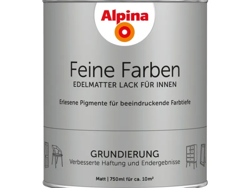 Alpina Feine Farben Lack Grundierung 750 ml