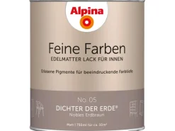 Alpina Buntlacke|Grundierung^Feine Farben Lack No. 05 Dichter der Erde® Braun edelmatt 750 ml
