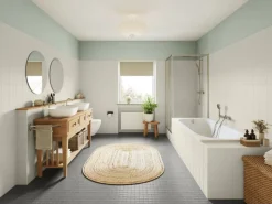 Alpina Speziallacke^Fliesen-Lack Bad & Küche 2 Komponenten Seidenmatt 750 ml