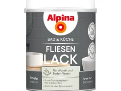Alpina Speziallacke^Fliesen-Lack Bad & Küche 2 Komponenten Seidenmatt 750 ml