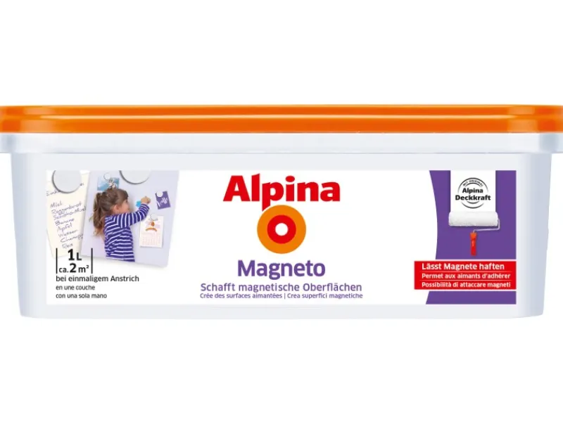 Alpina Grundierung^Magneto magnetische Grundfarbe 1 Liter
