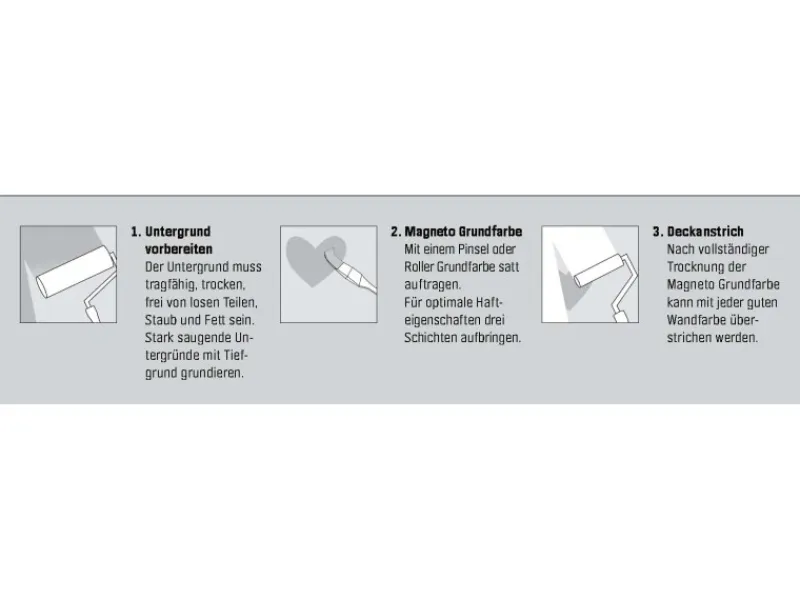 Alpina Grundierung^Magneto magnetische Grundfarbe 1 Liter