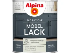Alpina Speziallacke^Möbel-Lack Bad & Küche Tiefsee Seidenmatt 750 ml