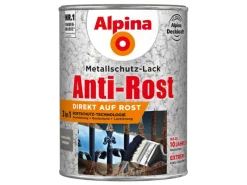 Alpina Metallschutz-Lack Anti-Rost Hammerschlag 2,5 Liter
