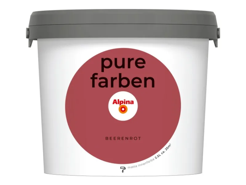 Alpina Innenfarben^Wandfarbe Pure Farben 2,5 l