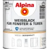 Alpina Grundierung^Weißlack für Fenster & Türen seidenmatt 2 Liter