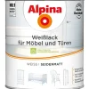 Alpina Weißlacke|Grundierung^Weißlack für Möbel & Türen seidenmatt 2 Liter
