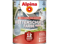 Alpina Holzfarben|Außen-Fassadenfarben^Wetterschutzfarbe 2,5 l