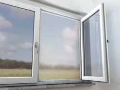 Insektenschutz^Aluminiumnetz Fenster Silber 120 x 100 cm