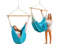 AMANKA Sessel^XXL-Hängesessel bis 150 kg Belastbar 185 x 130 cm