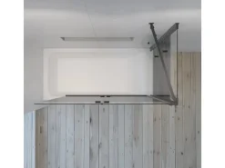 Eckregale^Aquabatos Duschwand für Badewanne Faltwand 120 x 70 x 140 cm Badewannenaufsatz Eck Duschtrennwand für Badewanne Badewannenfaltwand mit Seitenwand