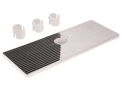 AquaSu Weitere Regale^Ablage Mila für Duschstange Chrom