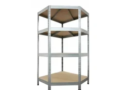 AR Shelving Eckregale^Eck-Schwerlast-Steckregal Rivet Corner 180 cm x 90 cm x 90 cm x 45 c