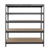 AR Shelving Kellerregale|Holzregale^Rivet Schwerlastregal 180 x 150 x 60 cm 5 Böden Anthrazit FSC®