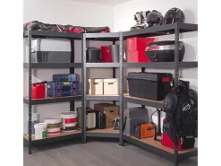 AR Shelving Kellerregale|Holzregale^Rivet Schwerlastregal 180 x 150 x 60 cm 5 Böden Anthrazit FSC®