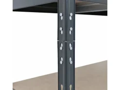 AR Shelving Rivet Set 180 x 180 x 210 x 45 cm mit 5 HDF-Böden Anthrazit