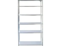 AR Shelving Metallregale|Kellerregale^Schraubregal Verzinkt 200 x 100 x 50 cm 6 Böden 100 kg