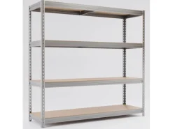 AR Shelving Metallregale^Schwerlast-Steckregal Bullrack Rivet 200 x 200 x 60 cm FSC®
