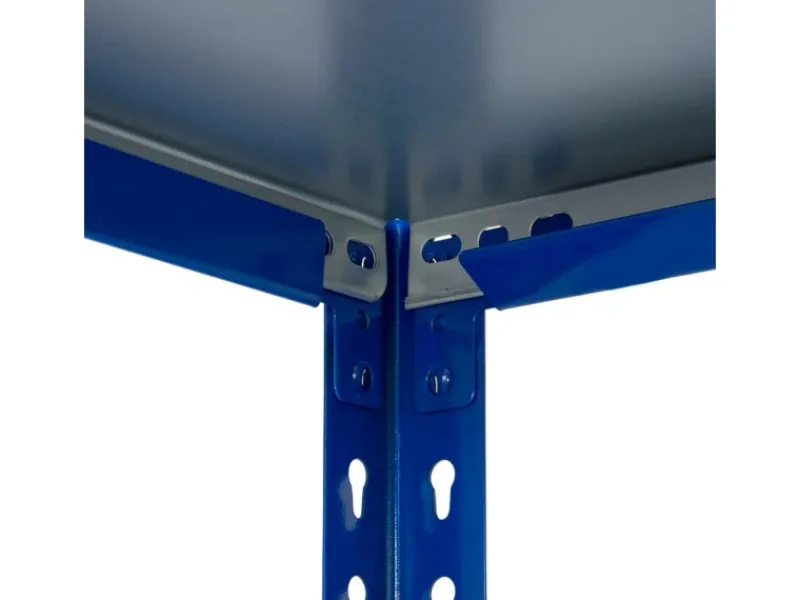 AR Shelving Büroregale^Steckregal Blau & Verzinkt 200 x 60 x 30 cm 5 Böden 180 kg