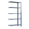AR Shelving Büroregale^T Profile Zusatzmodul Blau & Verzinkt 250x60x30 cm 5 Böden 180 kg