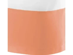 Arsvita Bistrogardine mit Schlaufen 150 cm x 45 cm Orange Rot