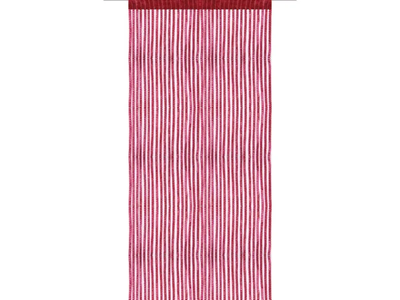 Arsvita Fadenvorhang Fadengardine Gardine Vorhang Metall-Optik 140 cm x 250 cm Stangendurchzug