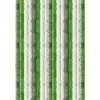 Arsvita Türvorhänge^Flauschvorhang Flauschgardine Vorhang 100 cm x 200 cm Unistreifen Grün Weiß