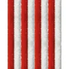 Arsvita Türvorhänge^Flauschvorhang Flauschgardine Vorhang 90 cm x 200 cm Unistreifen Rot Weiß