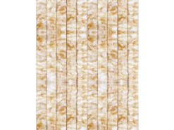Arsvita Flauschvorhang Flauschgardine Vorhang 90 cm x 200 cm Meliert Beige Weiß