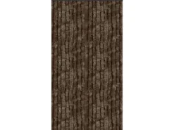 Arsvita Türvorhänge^Flauschvorhang Flauschgardine Vorhang 140 cm x 220 cm Unistreifen Braun