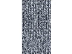 Arsvita Türvorhänge^Flauschvorhang Flauschgardine Vorhang 90 cm x 200 cm Meliert Blau Weiß Silber