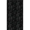 Arsvita Türvorhänge^Flauschvorhang Flauschgardine Vorhang 140 cm x 220 cm Unistreifen Schwarz
