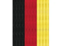 Arsvita Türvorhänge^Flauschvorhang Flauschgardine Vorhang 100 cm x 220 cm Unistreifen Schwarz Rot Gelb
