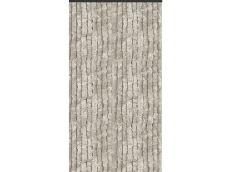 Arsvita Türvorhänge^Flauschvorhang Flauschgardine Vorhang 120 cm x 200 cm Unistreifen Grau