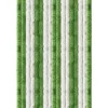 Arsvita Flauschvorhang Flauschgardine Vorhang 90 cm x 200 cm Unistreifen Grün Weiß