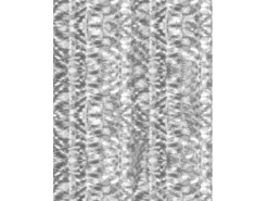 Arsvita Flauschvorhang Flauschgardine Vorhang 90 cm x 200 cm Meliert Hellgrau Weiß