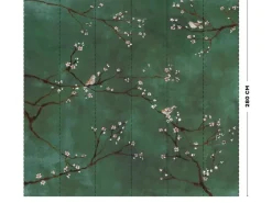 Art for the Home Fototapete Joy groen 280 x 300 cm