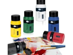 Artina Künstlerfarben^Crylic Acrylfarbe 500ml 6tlg