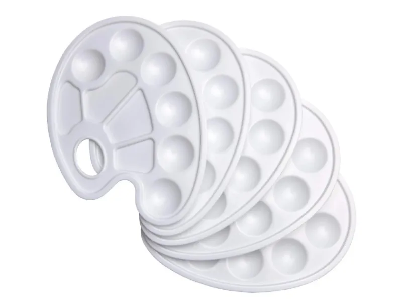 Artina Weißlacke^Mischpalette Weiß Kunststoff 5tlg