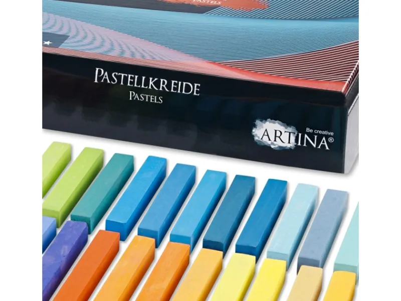 Artina Künstlerfarben^Pasteo Weichpastellkreide 72tlg