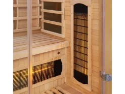 Artsauna Sitzbänke^Infrarotkabine Kiruna90 mit Dual Technologie