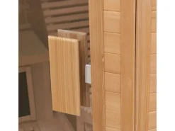 Artsauna Sitzbänke^Infrarotkabine Wärmekabine Esbjerg mit Triplex Heizsystem und Hemlockholz