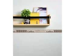 AS-Creation Bordüren^A.S. Création Borte selbstklebend Coffee Küche 5 m x 5 cm Braun