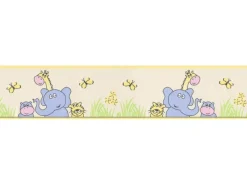 AS-Creation A.S. Création selbstklebende Bordüre Kindermotiv Gelb