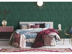 AS-Creation Dekorative Tapeten^A.S. Création Vliestapete Rostoptik Dunkelgrün leicht Glanz leicht Strukt. FSC®